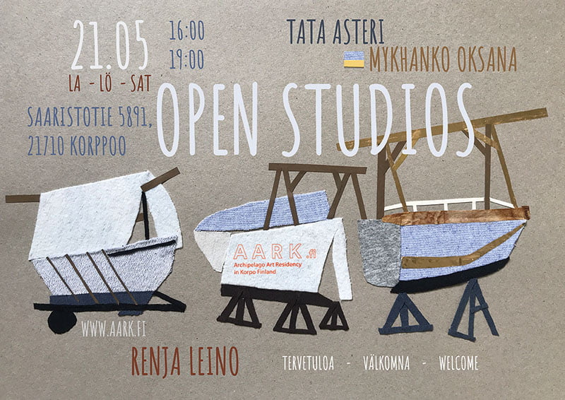 AARk residency open studios poster