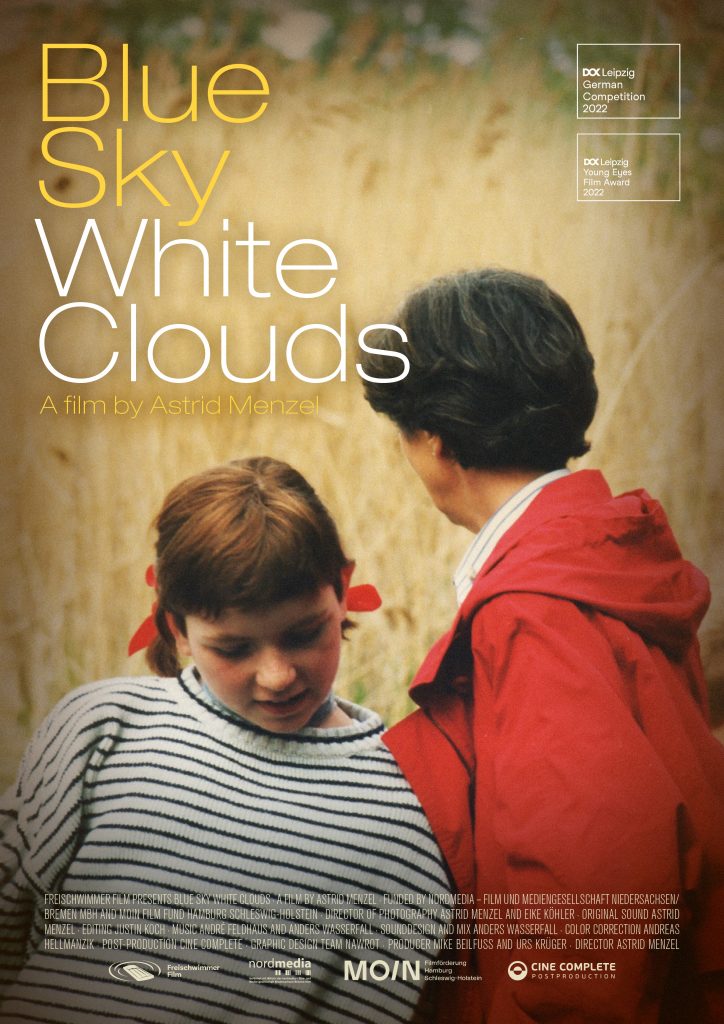 Poster of Blue Sky White Clouds by Astrid Menzel