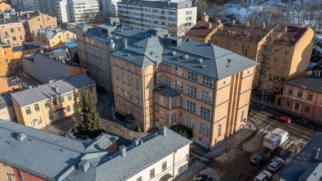 The Taiteen talo building in old centre of Turku